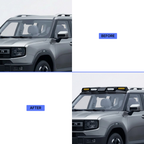 Jetour T1 Roof Spotlights