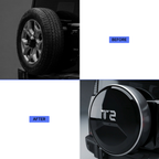 Jetour T2 Spare Wheel Cover (Round)
